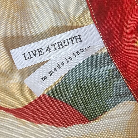 Live 4 Truth Bright Tropical Floral Long Sleeved Mini Dress, Small - Picture 5 of 7